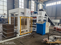 Machine de fabrication de blocs de ciment QTJ4-25 automatique avec moule à blocs creux pour la fabrication de briques en béton
