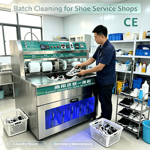 Lavatrice Commerciale Automatica per Scarpe, Macchina per la Pulizia di Sneaker e Scarpe <span class=keywords><strong>da</strong></span> <span class=keywords><strong>Tennis</strong></span> con Funzione di Disinfezione e Asciugatura - Product Image 4