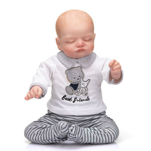 Muñecas Bebé <span class=keywords><strong>Reborn</strong></span> de Silicona de Cuerpo Completo de 19 Pulgadas (49 cm), Realistas, para Niños - Product Image 1