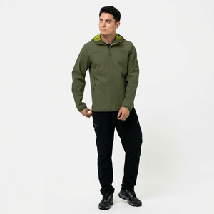 Chaqueta Softshell Ligera para Hombre, 100% Algodón Canvas, Impermeable, con Capucha y Logotipo Frontal, de la Mejor Calidad, Gran Venta 2026 - Product Image 1