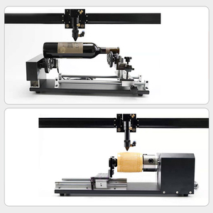 Mesa Rotatoria para Máquina de Grabado Láser, Eje Rotatorio <span class=keywords><strong>Auxiliar</strong></span> para Grabado y Marcado, Tipo Mandril - Product Image 3