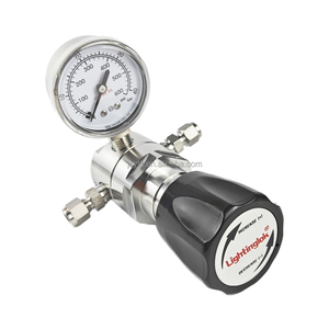 Nitrógeno, argón, helio, helio, Co2, acetileno, regulador de gas de acero inoxidable 316L para líneas de gas de laboratorio - Product Image 4