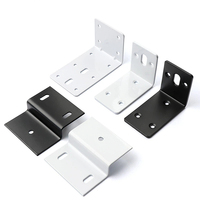 Supports muraux en plastique en forme de L personnalisables, moulés par injection, robustes, couleurs sur mesure pour armoire de salle de bain
