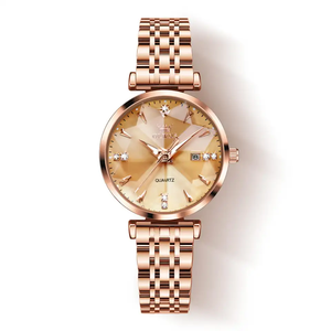 최고의 럭셔리 밝은 멀티 앵글 유리 시계 숙녀 기질 작고 절묘한 시계 여성 손목 방수 여성용 시계 - Product Image 3