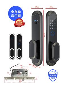 Serrures de porte intelligentes biométriques d'empreinte digitale électroniques intelligentes anti-vol de haute sécurité - Product Image 4