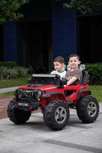 Новый дизайн, детский электромобиль 12В с пультом управления, двухместный, со светодиодной подсветкой, безопасный для игр на улице, для мальчиков и девочек - Product Image 6