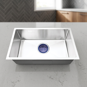 Fregadero de cocina hecho a mano de un solo cuenco de acero inoxidable SUS 304 de alta calidad de fábrica de Vietnam a muy buen precio - Product Image 1