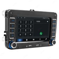 Reproductor de Video para Auto con GPS de 7 Pulgadas para VW Golf, Polo, Beetle, Amarok, Touran, Passat, con Carplay Inalámbrico, Android Auto, Reproductor de DVD para Auto, Android 15