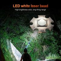 WOSEN Mini Lampe de Travail Portable pour Randonnée en Plein Air, Rechargeable par USB, Étanche IP54, 1000+ Lumens