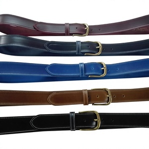 Ceinture carrée pour homme en cuir de vachette de haute qualité, vintage, étanche, avec boucle en acier, écologique, longueur personnalisable, couleurs noir et marron, durable - Product Image 4