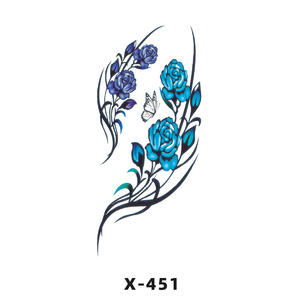 สติ๊กเกอร์รอยสักตัวอักษรภาษาอังกฤษ 60x105 มม. สติ๊กเกอร์รอยสักหัวใจกันน้ำสำหรับทุกเพศสำหรับการสังสรรค์ในเทศกาล - Product Image 2