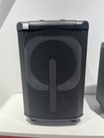 SS-X150DSP Enceinte portable 8 et 12 pouces 280W avec lumière LED et deux microphones UHF Prise en charge OEM et ODM