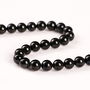 JD GEMS Perline di Tormalina Nera Naturale all'Ingrosso, Pietra Curativa di Alta Qualità per Creazione di Gioielli Fai-da-Te, Bracciali e Collane - Product Image 5