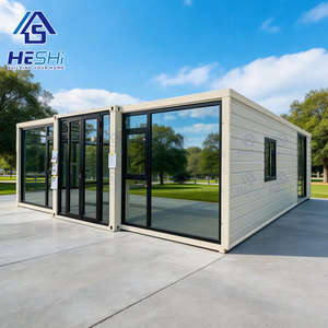 Casa Contenedor Prefabricada Expandible Impermeable de 20 y 40 Pies, Plegable, de 1, 2, 3, 4 o 5 Dormitorios, para Envío, Construcción de Viviendas Pequeñas - Product Image 1