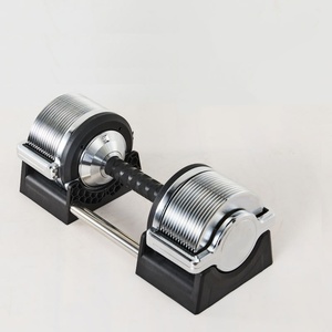Haltères réglables en acier inoxydable SULI 36 kg, nouvelle conception, best-seller de l'usine CZFIT, pour la musculation à domicile et en salle de sport. - Product Image 5