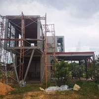 Rumah Kontainer Prefabrikasi 20ft untuk Konstruksi, Berkemah, dan Hunian