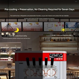 Máquina de helado suave para el hogar, máquina comercial pequeñ<span class=keywords><strong>a</strong></span> de cinco cabezales para pequeños negocios - Product Image 3