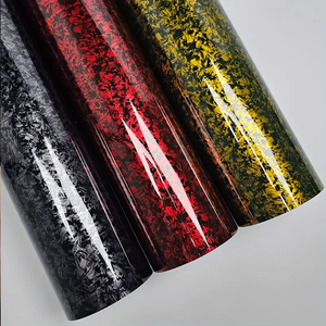 Vật nuôi giả mạo sợi carbon độ bóng cao 1.52x17m Ô Tô PVC Vinyl chống xước cơ thể sơn bảo vệ cửa sổ Tint màu thay đổi - Product Image 5