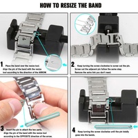 Bracelet de montre intelligent en acier inoxydable de luxe en gros pour montre 49 mm, boucle papillon, boucle sport confortable, design tendance