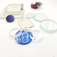 Plaque de verre de quartz transparente ronde pour lunette thermique