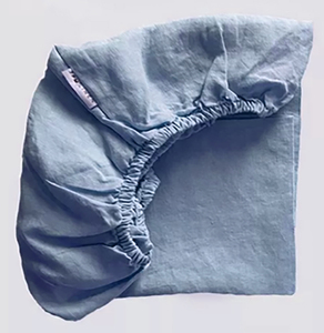 Lino lavado 100% 50*54 Ropa de cama de lino teñido ecológico Sábana <span class=keywords><strong>bajera</strong></span> Sábana inferior - Product Image 2