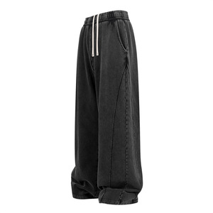 <span class=keywords><strong>Pantaloni</strong></span> sportivi da Jogger Casual di alta qualità lavati in <span class=keywords><strong>cotone</strong></span> <span class=keywords><strong>elastico</strong></span> in vita da uomo <span class=keywords><strong>pantaloni</strong></span> sportivi larghi da uomo - Product Image 2
