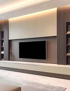 Mueble de TV de madera maciza Retro para sala de estar, armario con base de TV de apartamento pequeño nórdico con esqueleto de registro Simple para el hogar moderno - Product Image 6