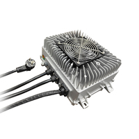Chargeur embarqué Longrun Q2-3300 OBC 3,3 kW 48 V-312 V à refroidissement par air avec ventilateur 72 V pour voitures électriques et voiturettes de golf 12 V