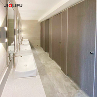Mamparas para Cubículos de Baño Jialifu, Resistentes al Fuego y al Agua, de Laminado Compacto Fenólico HPL, para Edificios de Oficinas