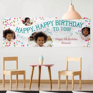 Waterproof UV-Resistant for Business, Events, Birthdays,Personalized <b>Banner</b> with Logo Text for Party Birthday,Logo <b>Banner</b> - Product Image 1