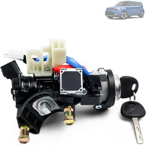 81910-B2100 81910B2100 81450-34190 Cylindre de serrure de porte pour 2014-2019 Kia Soul - Product Image 1