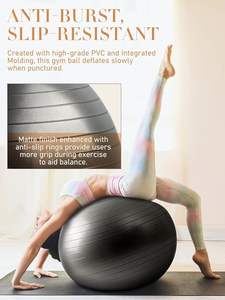 Wellshow Sportb Gym <span class=keywords><strong>Ball</strong></span> 55-85cm Ballon suisse d'exercice pour Fitness Yoga Pilates <span class=keywords><strong>Grossesse</strong></span> Anti Burst <span class=keywords><strong>Ball</strong></span> Chair pour l'équilibre - Product Image 3