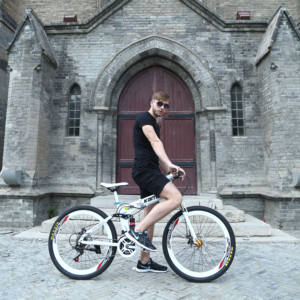 Bicicleta de Carretera de Carbono <span class=keywords><strong>Winspace</strong></span> T1500 con Cuadro Ceepo de 44 cm, 21 Velocidades, Ruedas Clincher y Juego de Bielas Racing T800, Horquilla de Acero - Product Image 1