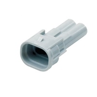 Conector automático hembra AHI, conector de 2 pines, cable automotriz, buena y oportuna, PBT de baja frecuencia, 1/2/2/1/2