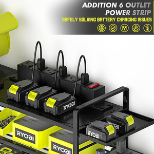 새로운 뜨거운 판매 제품 전동 공구 보관 주최자 스토리지 랙 드릴 홀더 스탠드 차고 조직 아이디어 - Product Image 3