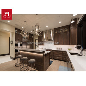 HAPPY HOUSES Armoires de <span class=keywords><strong>cuisine</strong></span> en bois massif anciennes personnalisées à vendre <span class=keywords><strong>Cuisine</strong></span> équipée <span class=keywords><strong>Cuisine</strong></span> préfabriquée Ensemble complet d'îlot de <span class=keywords><strong>cuisine</strong></span> - Product Image 5