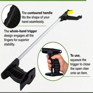 أداة منتقي القمامة المحمولة 76 من Garra De Alcance Ferramenta De Pegar منتقي القمامة أداة منتقي القمامة المطوية - Product Image 2