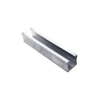 En aluminium c tailles de canaux en acier unistrut pour la construction