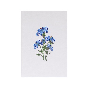 Chất lượng cao Linen bìa cứng Tạp Chí sang trọng phong cách vải máy tính xách tay <span class=keywords><strong>A5</strong></span> mô hình thêu tùy chỉnh cuốn sách nhật ký - Product Image 2