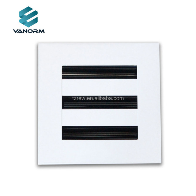 VANORM Linear Slot Diffuser,6''x6'' Air Vent Grille,3 Slot HVAC Standard Linear Slot Diffuser
