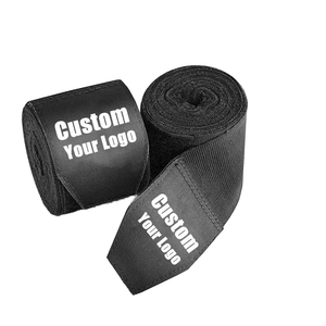 Vendas de Boxeo de Poliéster Transpirable Semi-Elásticas de Alta Calidad de 120 Pulgadas con Logotipo Personalizado, Anchas para Envolver las Manos, ZEBRA SPORTS - Product Image 4