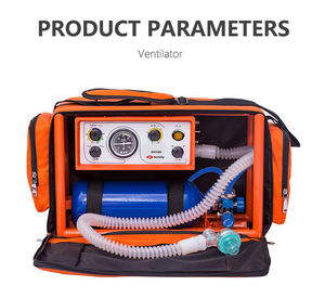 Ventilateur de transport d'urgence <span class=keywords><strong>portable</strong></span> pour usage vétérinaire/animal avec cylindre d'oxygène pour les premiers secours, thérapie <span class=keywords><strong>respiratoire</strong></span> pédiatrique et adulte - Product Image 2