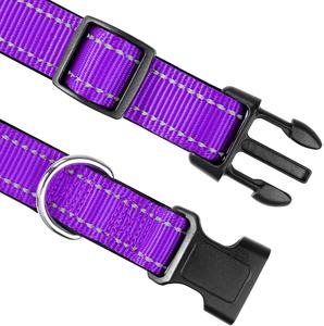 Correa de Perro Ajustable de Lujo con Acolchado de Neopreno Suave, <span class=keywords><strong>Collar</strong></span> de Perro Reflectante Personalizado, Correa de Encaje Europea de Venta Caliente - Product Image 2