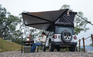 Auvent de voiture Wild Land à 180 degrés Auvent de chauve-souris autoportant à pas rapide pour le <span class=keywords><strong>camping</strong></span> terrestre - Product Image 3