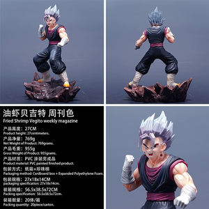 Jouets en résine PVC personnalisés de haute qualité, figurines d'action et de jouets, 27 cm, Super Saiyan <span class=keywords><strong>Black</strong></span> <span class=keywords><strong>Goku</strong></span> Son <span class=keywords><strong>Goku</strong></span> Kaioshin Vegeta, figurines d'anime DBZ - Product Image 5