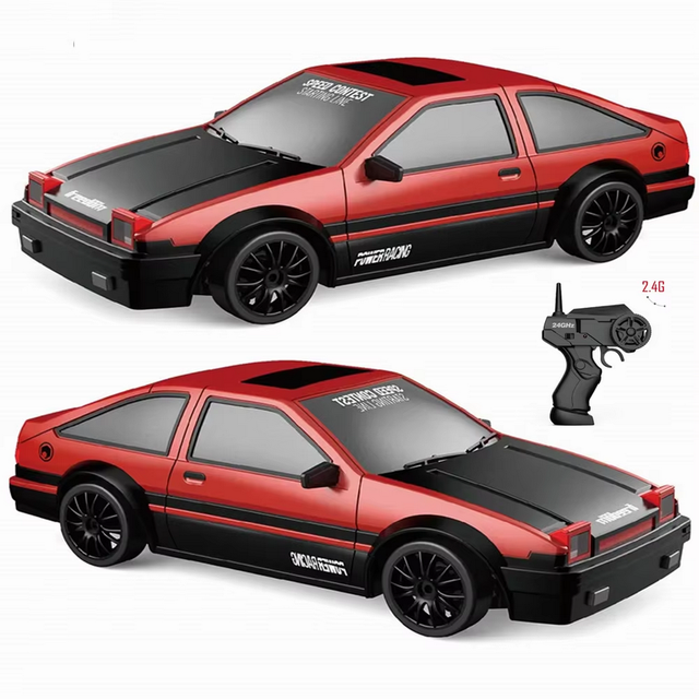 New 2022 Kids 1/24 Simulation RC Wireless High Speed 4WD With Light Sound Model Toys Remote Control Drift Racing Car for Adult
