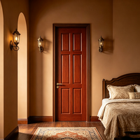 Portes intérieures modernes en MDF insonorisées, finition couleur personnalisée, écologiques, pour chambre à coucher, villa, aménagement intérieur, projet Canada
