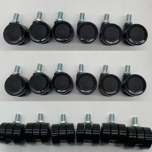 Fabricantes poderosos atacado, alta qualidade, durável, pu, haste de freio, móveis giratórios, roda resistente para o escritório - Product Image 5