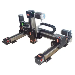 RXP60XYZ-L Xyz Gantry Hoge Snelheid Lage Geluidsgids Dubbele Rail Aandrijving Precisie Cnc Lineaire Actuator Lineaire Geleiding