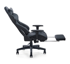 <span class=keywords><strong>Chaise</strong></span> de jeu d'ordinateur de course en cuir noir en gros d'usine <span class=keywords><strong>chaise</strong></span> de joueur ergonomique rotative réglable en hauteur à bas prix - Product Image 4
